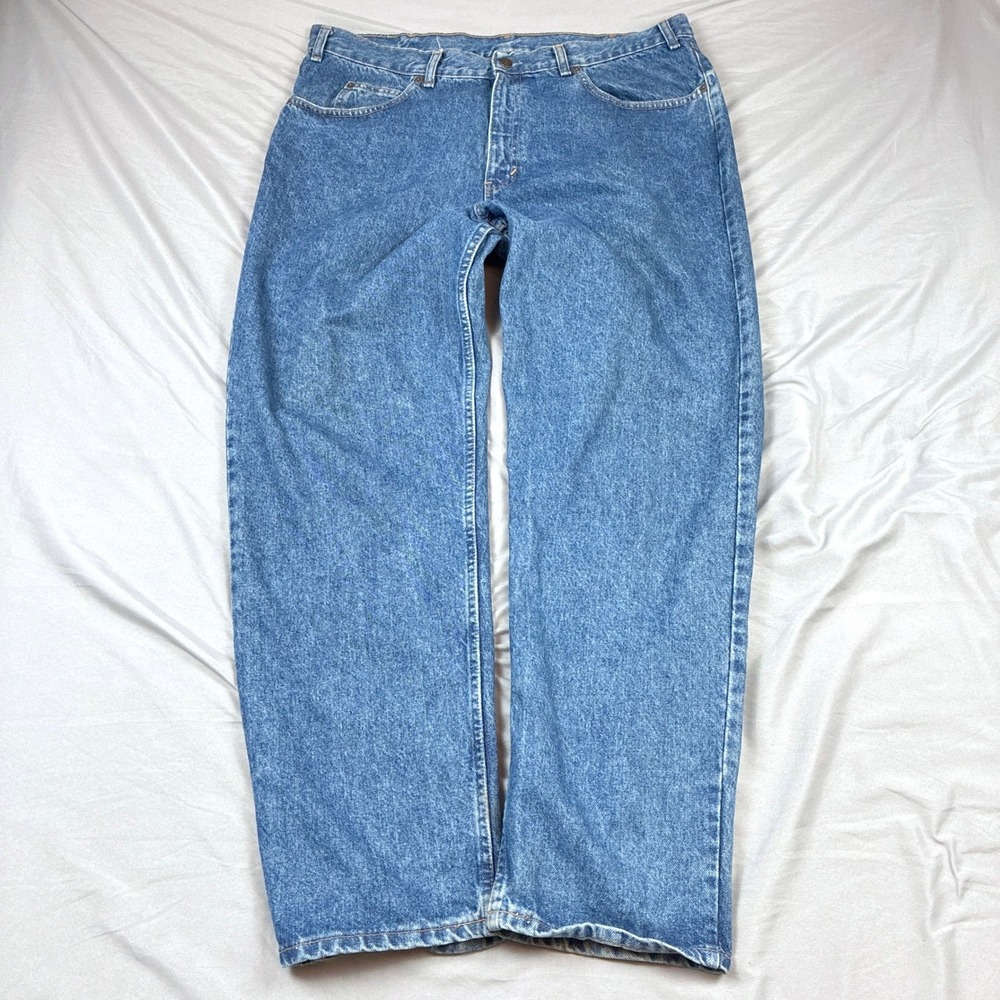 Gap Denim Easy Fit Jeans 38 x 30 Blue Made in USA VTG Straight Leg Baggy Loose
